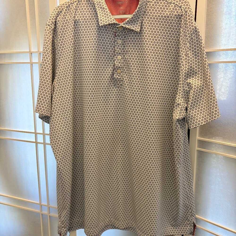 Johnnie-O - Performance Polo, Multi-Colored Geo P… - image 3